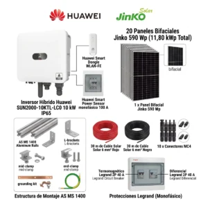 kit-huawei-10kw-20-paneles-estructura-cables